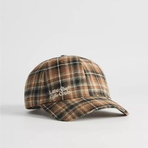 NWT Coney Island Picnic Plaid Coffee Patch Dad Hat